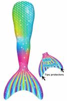 Buy cheap Durable Ultra - Shiny Mermaid Tail For Swimming With Monofin Swimsuit For Kids from wholesalers
