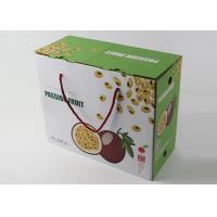 China PP Handle Small Product Boxes , Custom Printed Retail Boxes For Fruit Packaging factory