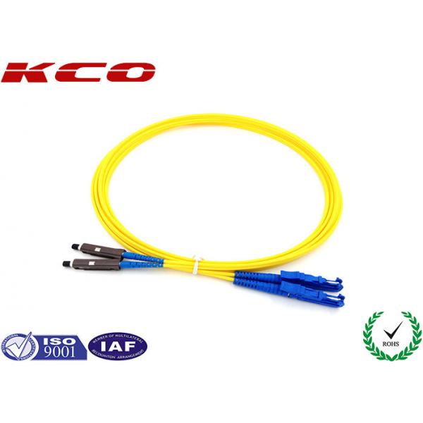 Quality MU / APC To E2000 SM MM Fiber Optic Patch Cord Singlemode / Multimode for sale