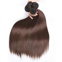 China Brown Ombre Human Hair Extensions / Straight Human Hair Weave With 4X4 Closure factory