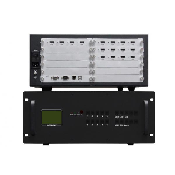 Quality 3.5U Casing Modular Video Wall Controller 3x4 With Dual Power Supply for sale