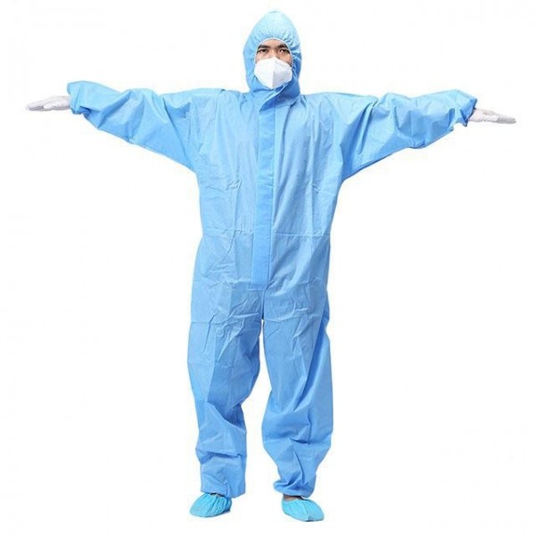 Quality Signo Group 40Gsm  Disposable Protective Coveralls  Chemical Suit With Hood for sale