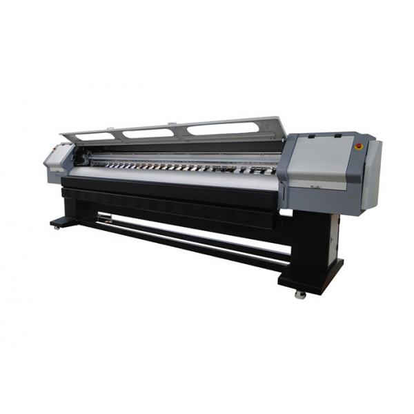 Quality Roll To Roll Solvent Large Format Printer , 8 Heads Flex Banner Printing Machine for sale