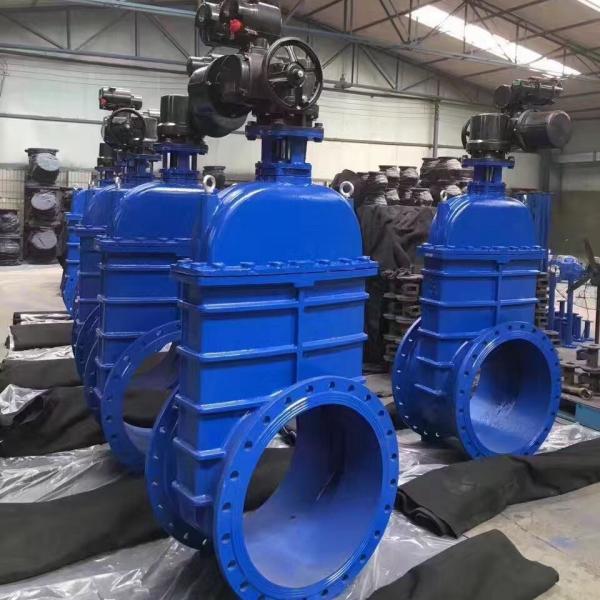 Quality DN 80 QT450 Electric Gate Valve Cast Iron PN16 For Industrial Use for sale
