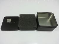 China Empty Gift Tin With Black Color Printed ,Watch Packaging Box ,Looks Graceful And Great factory