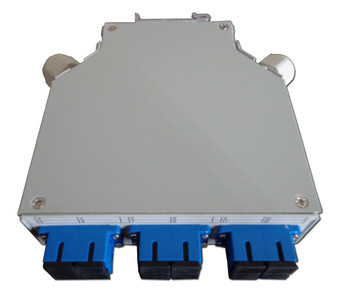 Quality Metal 6 Cores Fiber Optic Terminal Box / Waterproof Fiber Optic Termination Box for sale