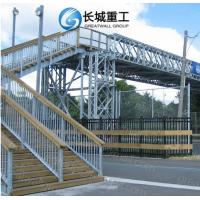 China Long Capacity Pedestrian Truss Bridge , Temporary Bailey Bridge Steel / Timber Deck factory