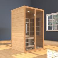 China 2 Person Indoor Bluetooth Compatible FAR Infrared Home Sauna In Hemlock factory