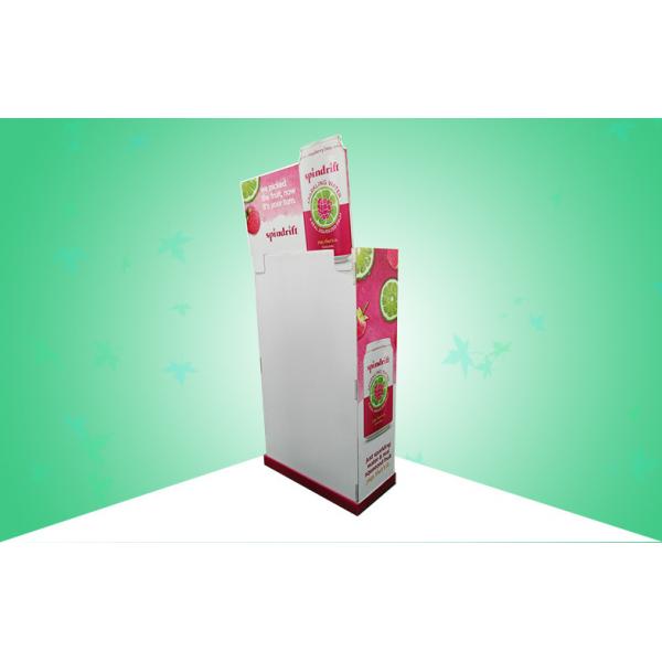 Quality Case Stacker POS Cardboard Displays Stand Biodegradable Material Easy Assembly for sale