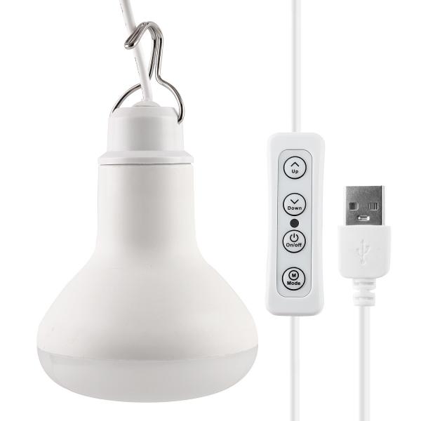 Quality 10W USB Rechargeable LED Bulb 3000K-6500K Light Bulb Camping Light for sale