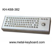 Quality Vandal proof Industrial Computer Keyboard with trackball and 71 Keys for sale