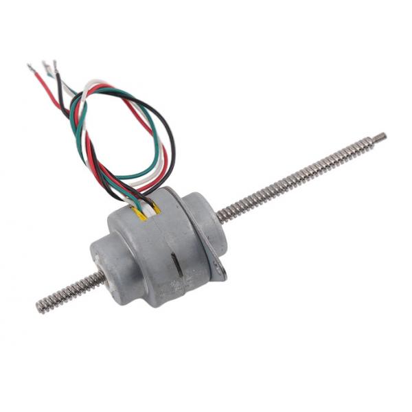 Quality Low Noise Linear Stepper Motor High Thrust 25mm With Through Shaft for sale