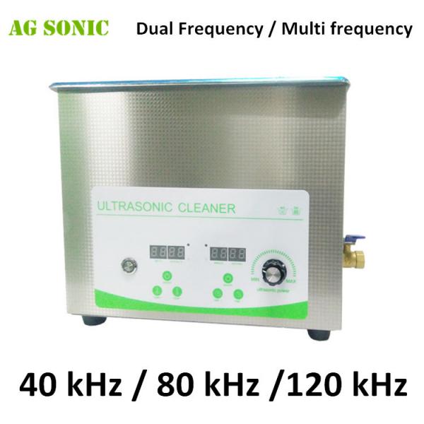 Quality Effective Tabletop Multi Frequency Ultrasonic Cleaner Systems 40KHz / 80KHz / 120KHz for sale