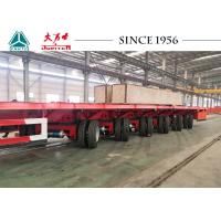 China 80T 62m Extended Flatbed Trailer For Wind Turbine Blade Transport factory
