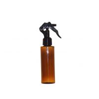 Quality Brown Plastic Cosmetic Spray Bottles With Mini Trigger BPA Free for sale