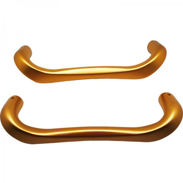 Quality Oxidized Gold Door Pull Handles , Glass Door Handle 400×432mm Size for sale