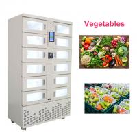 China Farm Selling Fresh Vegetables Cooling Locker Vending Machines For Business factory