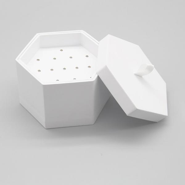 Quality Hexagon Shape Recyclable White Cardboard Tube Boxes For Cosmetic Gift for sale