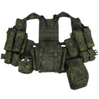 China Quick Dry Russian Camo Tactical Vest Wear Resistant Multi Pocket With MOLLE factory