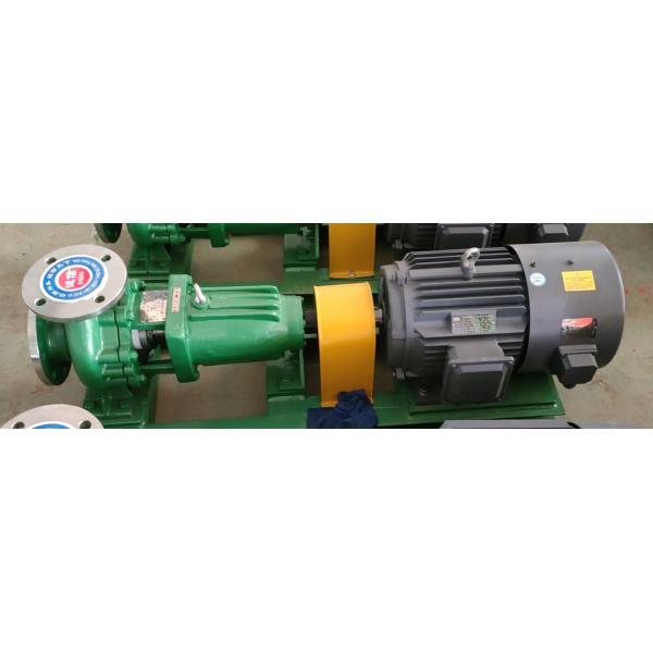 Quality IHF Centrifugal Pump Series 7.5KW Fluoroplastic Alloy Wear Resistance for sale