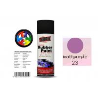 China High Efficiency Rubber Coat Spray Paint Matt Purple Color For Wood factory