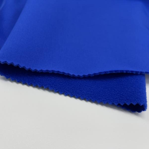 Quality Anti Pilling Anti Static Soft Shell Fleece Fabric Waterproof UV Protection for sale