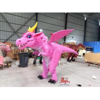 China Customized Cartoon Dragon Costume Animatronics Dinosaur Lovely Costume For Kids Park factory