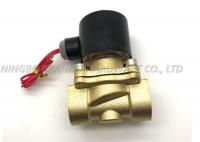 China Flying Leads Solenoid Fluid Control Valve 2 Position 3/4 Inch Pipe Size Brass Body factory