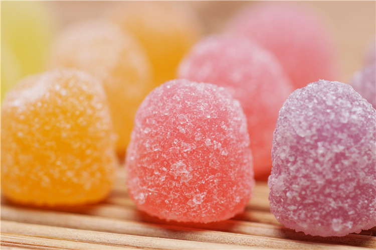 China Sugar Coating Vitamin C Fruit Gummy Vitamins With Mixed Flavor Drops Shape factory