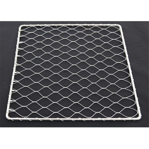 Quality High Safe Protection Wire Rope Netting Rustproof For Seaside / Animal Zoo for sale