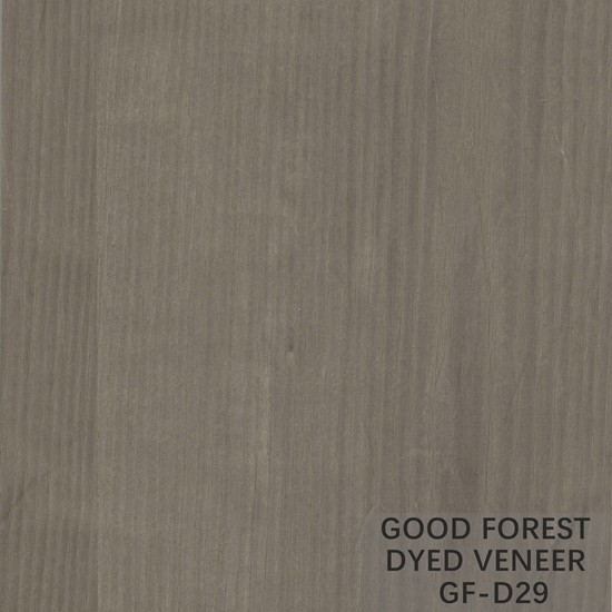 Quality OEM Dyed ASH Grey Veneer Crown Cut / Straight / Irregular Texture Grain for sale