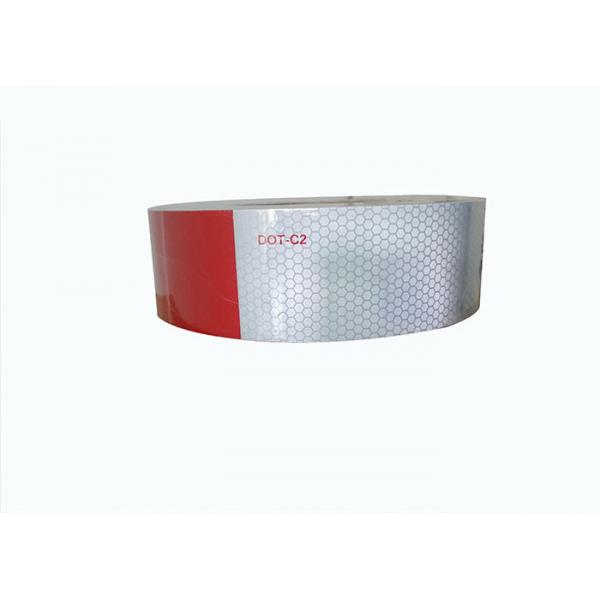 Quality White And Red Color Dot C2 Reflective Tape Waterproof PET Material For Truck for sale