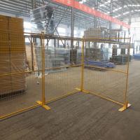 China temp construction site building site fencing STANLEY,AU 2100mm x 2400mm OD 32 x 2.00 hot dipped galvanized temp fence factory