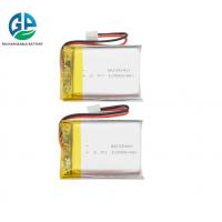 China High Capacity Lithium Polymer Rechargeable Battery Li-Ion  803040 3.7v 1000mAh for sale
