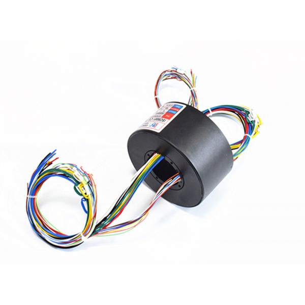 Quality 18 Circuits Current Through Bore Electrical Slip Ring 360° Rotating Joint Easy To Install for sale