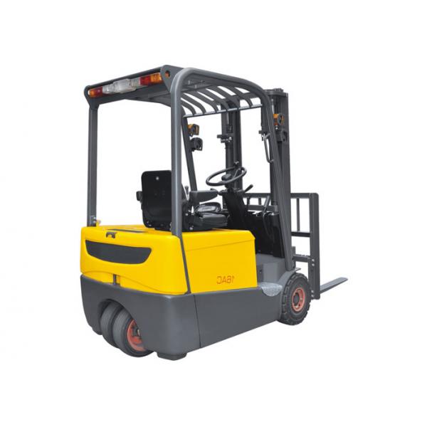 Quality 1.6 Ton Three Wheel Electric Forklift Truck With Dual Front Driving Wheel for sale