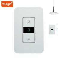 China Home Automation Apple HomeKit Wifi Three Way Dimmer Switch 90-110v Remote Control Wireless factory