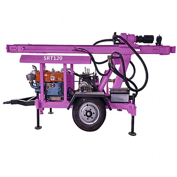 Quality Hydraulic Trailer Mounted Water Well Drilling Rig Small Water Well Drilling Rigs for sale