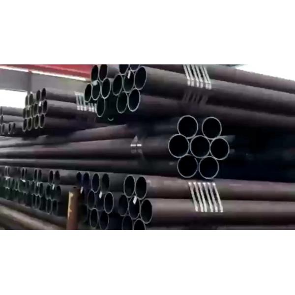 Quality Black Decoiling API Hydraulic Seamless Pipe ST42 ASTM 6M Steel Tubing Round for sale