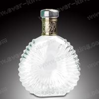 Quality FDA Cork Sealing Crystal Flint Rum Glass Bottle for sale