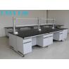 China Cheap Price Professional School Lab Furniture Island Bench With PP sink factory