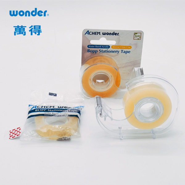 Quality Packaging Stationery Cello Tape ,  Water Based Transparent Acrylic Tape for sale