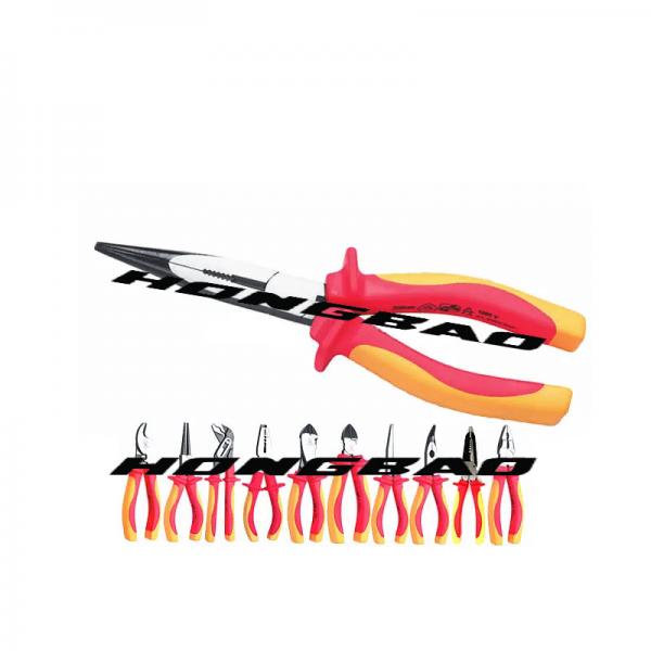 Quality 6 " VDE Hand Tools Insulated Long Round Nose Pliers 1000 Volt Insulated Tools for sale