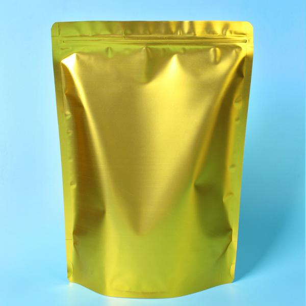 Quality Custom Gold Coffee Bean Packaging , Stand Up Packaging Pouch Bag With Valve for sale