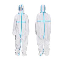 China Hospital Staff Disposable Protective Gowns Coverall Suit For Virus Protection for sale
