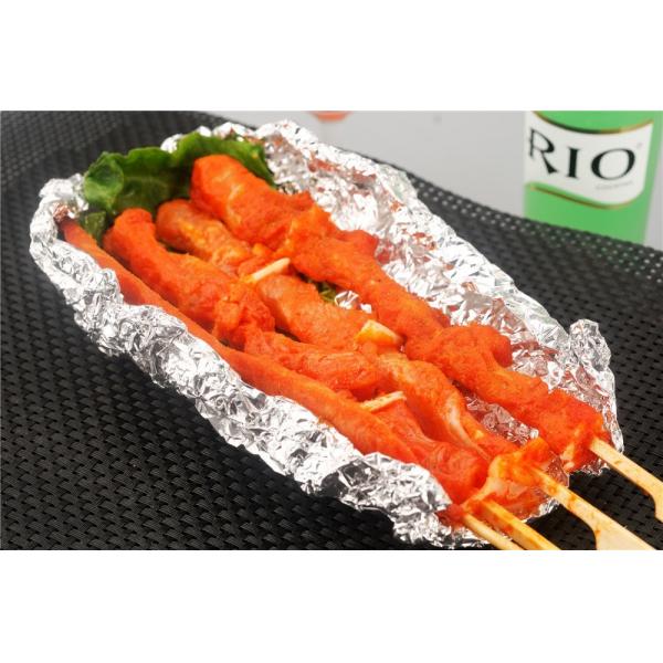 Quality Rolled Foil Wrapping Paper For Food , Household Aluminium Foil For Food Cooking for sale