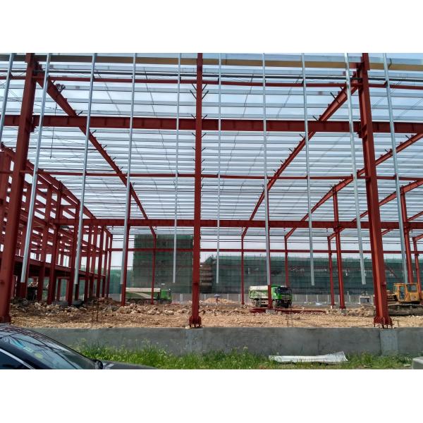 Quality Prefab Warehouse Buildings American Steel Construction Design Crane Equipment for sale