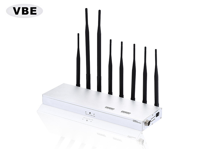 China 12W RF Power Portable Phone Jammer , Cell Phone Jamming Device Silk Screen Logo Printed factory