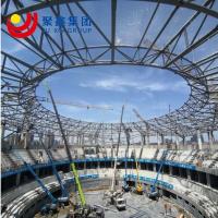 China Modern Design Large Span Steel Structure Gym Arena Soccer Stadium Building factory