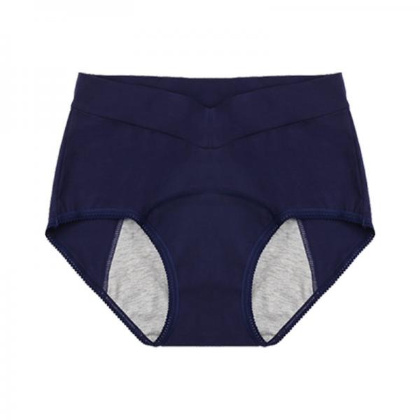Quality Breathable Cotton 3layers V Shape Waistline Panties Women'S Period Underwear for sale
